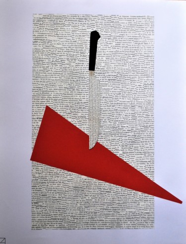Collages titled "Sharp words" by Iza, Original Artwork