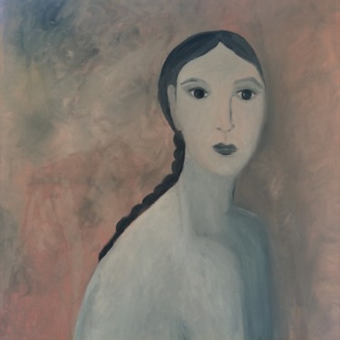 Painting titled "Claire" by Izalord, Original Artwork