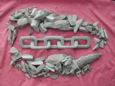 Sculpture intitulée "chaine.jpg" par Isambert Duriveau, Œuvre d'art originale