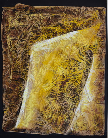 Malarstwo zatytułowany „Kraft I” autorstwa Guanès Etchegaray, Oryginalna praca, Kolaże