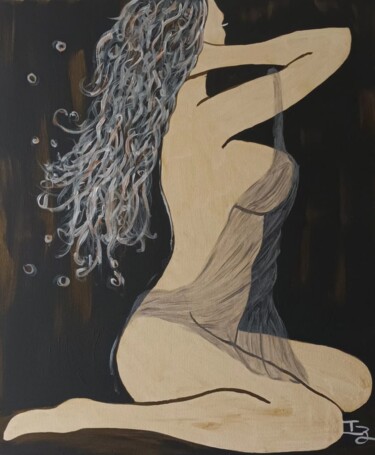 Peinture intitulée "Désirée" par Izartist, Œuvre d'art originale, Acrylique