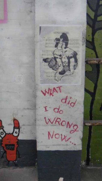 Peinture intitulée "What did I do wrong…" par Iza Zaro, Œuvre d'art originale