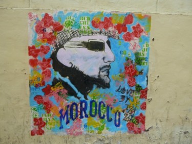 Картина под названием "Tanger au Maroc" - Iza Zaro, Подлинное произведение искусства