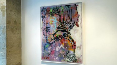 Peinture intitulée "Sylvie V" par Iza Zaro, Œuvre d'art originale