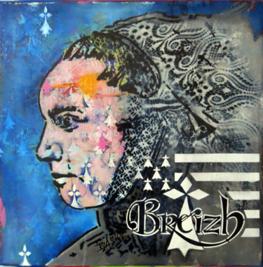 la bretonne Peinture intitulée "la bretonne" par Iza Zaro, Œuvre d'art originale,