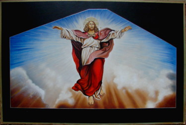 Картина под названием "Воскресение Христа" - Сергей Колько, Подлинное произведение искусства, Масло