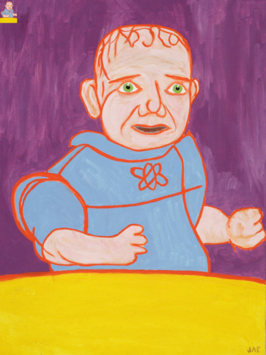 Ζωγραφική με τίτλο "Child of the New Cl…" από Jack Albert Elliott, Αυθεντικά έργα τέχνης, Λάδι