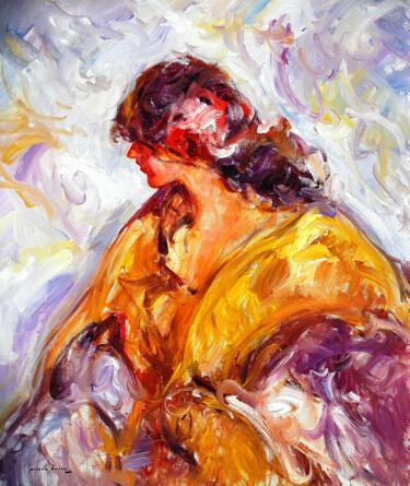 "Perfil" Peinture intitulée ""Perfil"" par J. Antonio Pineda Bueno, Œuvre d'art originale, Huile Monté sur Châssis