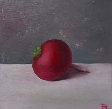 Painting titled "Painting still life…" by Iuliia Muraveinikova, Original Artwork, Oil Mounted on Wood Stretcher frame