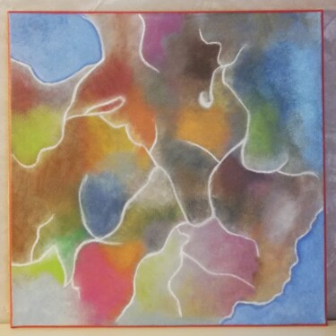 Картина под названием "Mosaic" - Poussy, Подлинное произведение искусства, Акрил
