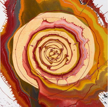 Peinture intitulée "La décision énergiq…" par Joanna Koston Jackson, Œuvre d'art originale, Acrylique