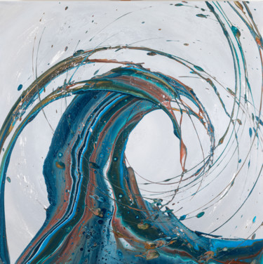 Peinture intitulée "Aller énergiquement…" par Joanna Koston Jackson, Œuvre d'art originale, Acrylique