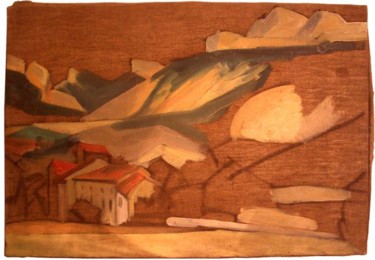 Painting titled "Pont de Quart esqui…" by J-Mail, Original Artwork