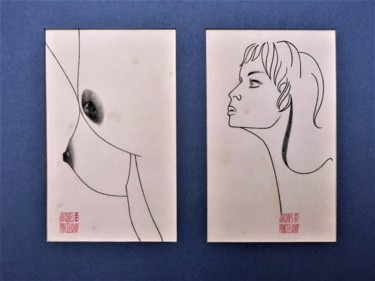 Disegno intitolato "" Marianne "" da Jacques Pinceloup, Opera d'arte originale, Matita
