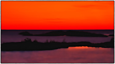 Φωτογραφία με τίτλο "Tobermory Sunrise" από John Pingree, Αυθεντικά έργα τέχνης, Ψηφιακή φωτογραφία