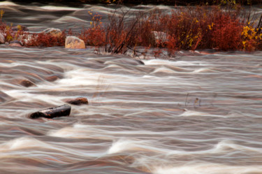 Photography titled "Flowing Water" by John Pingree, Original Artwork, Digital Photography