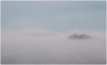 Photography titled "Island In The Mist" by John Pingree, Original Artwork, Digital Photography
