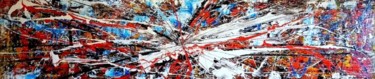 Картина под названием "Break-Away XL" - Marcel Van Vliet, Подлинное произведение искусства, Акрил Установлен на Деревянная п…