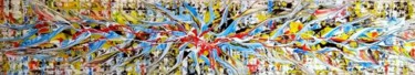 Картина под названием "Wild Wind XL" - Marcel Van Vliet, Подлинное произведение искусства, Акрил Установлен на Деревянная па…