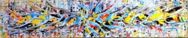 Картина под названием "Fresh XL" - Marcel Van Vliet, Подлинное произведение искусства, Акрил Установлен на Деревянная панель