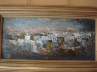 Peinture intitulée "Paysage  Said Chray…" par Jaamati, Œuvre d'art originale
