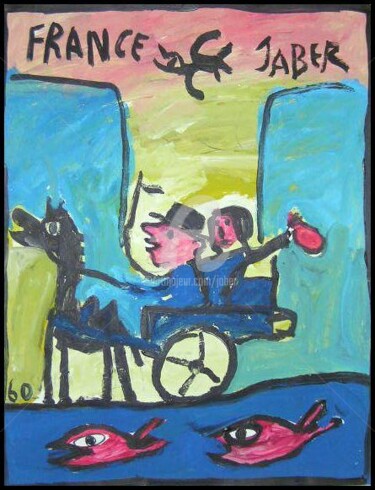 Peinture intitulée "Le Voyage" par Monsieur Jaber, Œuvre d'art originale