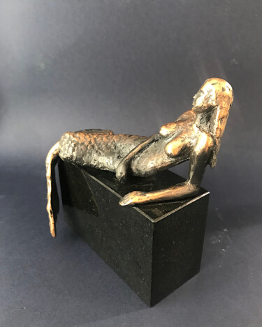 Escultura intitulada "Mermaid 5/8" por Jacek Cholewa, Obras de arte originais, Bronze