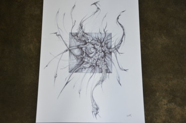 Dessin intitulée "Série 1.4" par Stoff, Œuvre d'art originale, Stylo à bille