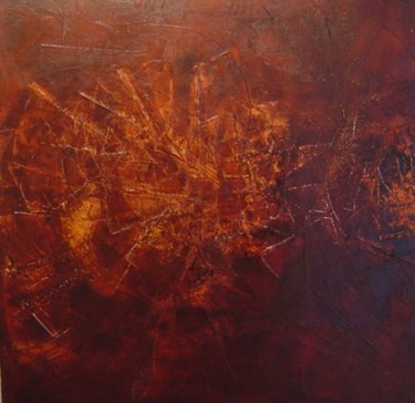 Malerei mit dem Titel "Empreintes" von Jack, Original-Kunstwerk, Öl