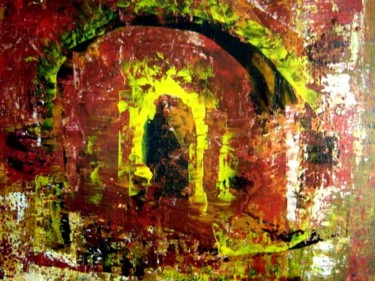 Malerei mit dem Titel "Ruine" von Jack, Original-Kunstwerk, Öl