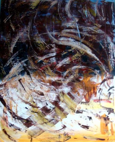 Картина под названием "psycadélique" - Jack, Подлинное произведение искусства, Масло