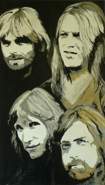 Pintura titulada "Pink Floyd" por Jacek Gaczkowski, Obra de arte original, Oleo