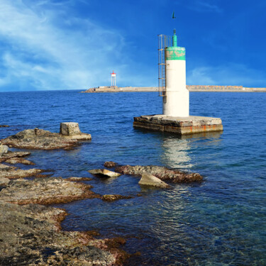 Photographie intitulée "PORT_VENDRES_3" par Jackdan66, Œuvre d'art originale, Photographie manipulée