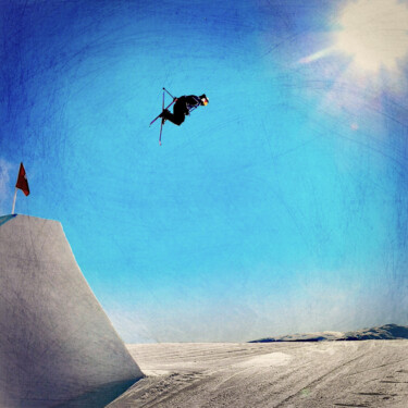 Fotografía titulada "SKI" por Jackdan66, Obra de arte original, Fotografía manipulada