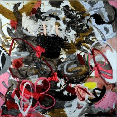 Peinture intitulée "Le mythe du plastiq…" par Jacki Marechal, Œuvre d'art originale, Huile