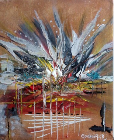 Pittura intitolato "ECLATS" da Jackie Godenir, Opera d'arte originale, Acrilico