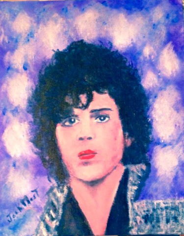 Painting titled "prince king of rock" by Jack Mast, Original Artwork, Oil