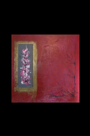 Painting titled "rouge-relief.jpg" by Jacky Duvigneau, Original Artwork