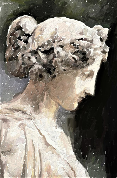 Arts numériques intitulée "statue01.jpg" par Jacky Joncourt, Œuvre d'art originale, Peinture numérique
