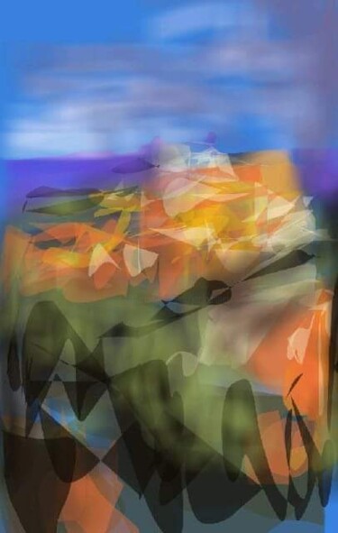 Arts numériques intitulée "ROUSSILLON" par Jacky Patin, Œuvre d'art originale