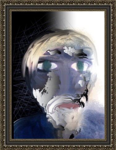 Digital Arts titled "Le décorateur" by Jacky Patin, Original Artwork, Digital Painting