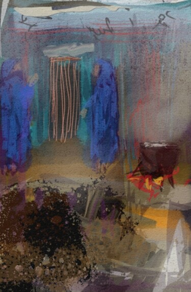 Arts numériques intitulée "Influence du Maghre…" par Jacky Patin, Œuvre d'art originale, Peinture numérique