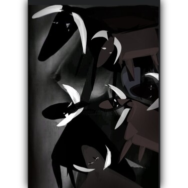 Цифровое искусство под названием "Andalousie lointaine" - Jacky Patin, Подлинное произведение искусства, Цифровая живопись