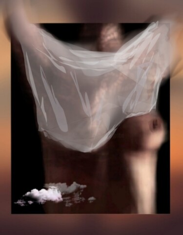 Arts numériques intitulée "Le déshabillé..." par Jacky Patin, Œuvre d'art originale, Peinture numérique
