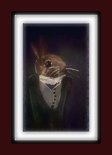 Digital Arts titled "M. Le lapin..." by Jacky Patin, Original Artwork