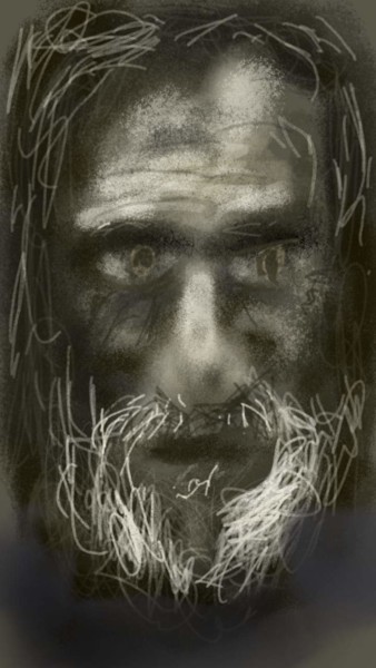Arts numériques intitulée "L'homme des bois..." par Jacky Patin, Œuvre d'art originale