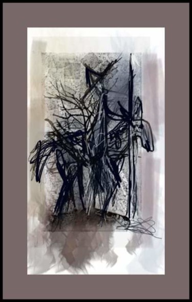 Digital Arts titled "L'arbre devenu Don…" by Jacky Patin, Original Artwork