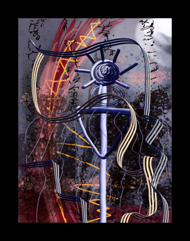 Digital Arts titled "Ambiance" by Jacky Patin, Original Artwork, Digital Painting