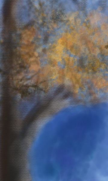 Arts numériques intitulée "Couleurs d'automne" par Jacky Patin, Œuvre d'art originale, Peinture numérique