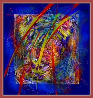Digital Arts titled "Tourbillon" by Jacky Patin, Original Artwork, Digital Painting